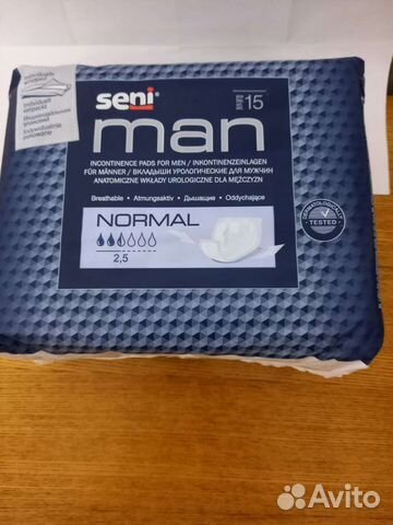 Вкладыши урологические для мужчин