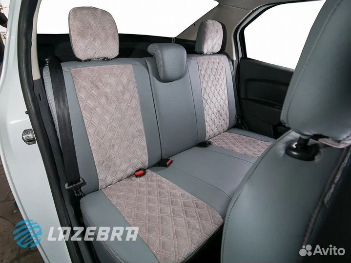 Авточехлы из экокожи для Renault Logan