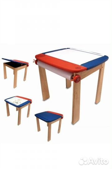 Детский стол и стул im toy из ценных пород дерева