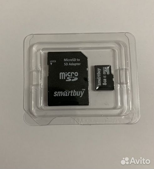 Карта памяти smartbuy microsdhc 8GB Сlass4