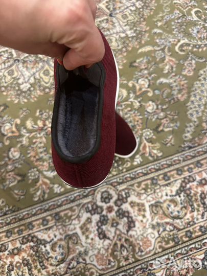 Слипоны утепленные женские