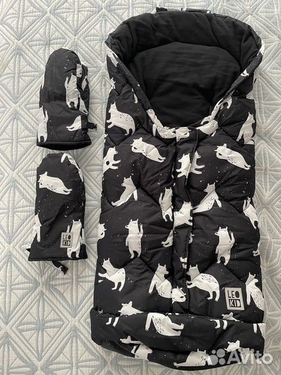 Конверт в коляску leokid