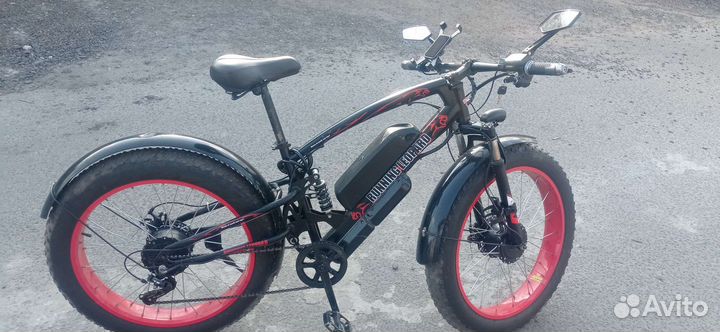 Электровелосипед фэтбайк полный привод
