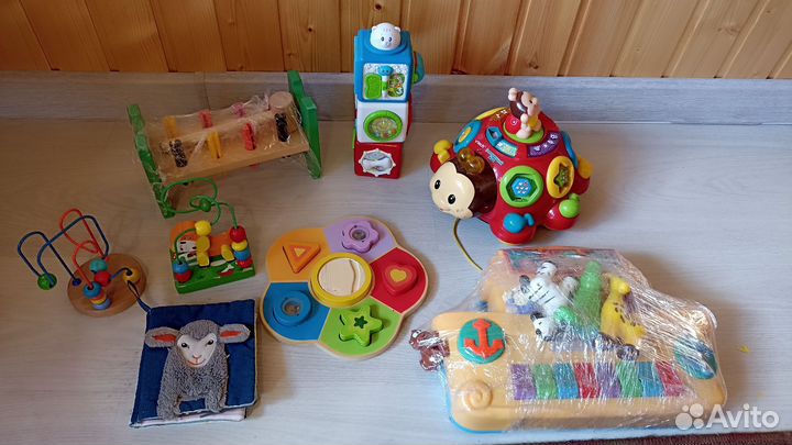 Детские развивающие игрушки 1-3 года - пакетом