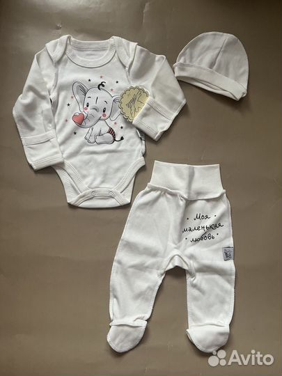 Одежда новая для новорожденой девочки р.50-56