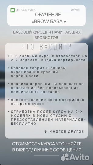 Обучение мастер бровист