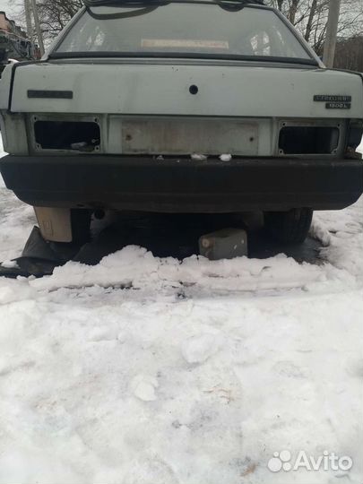 Бампер задний ваз 21099