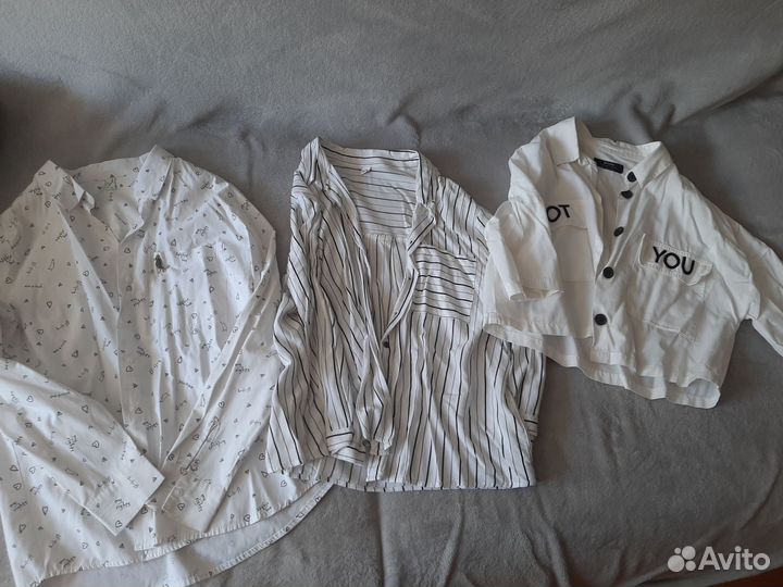 Рубашка школьная для девочки 164