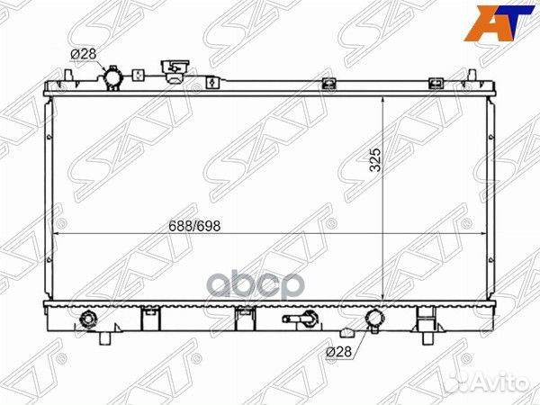 Радиатор Mazda 323 98-03 / Familia 98-08 / Fami