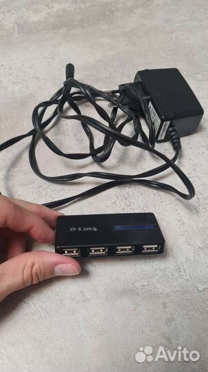 Карманный концентратор D-Link DUB-104