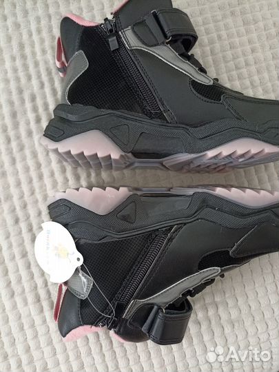 Ботинки на девочку 34 размер новые