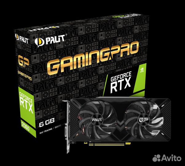 Видеокарта Palit GeForce RTX 2060 GamingPro