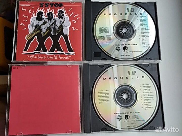 ZZ Top Van Halen CD фирменный