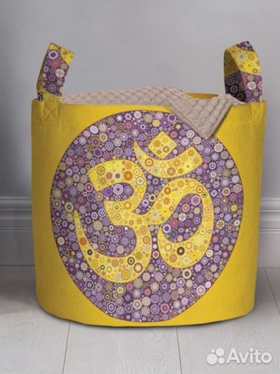 Корзина бак для хранения одежды бельевая