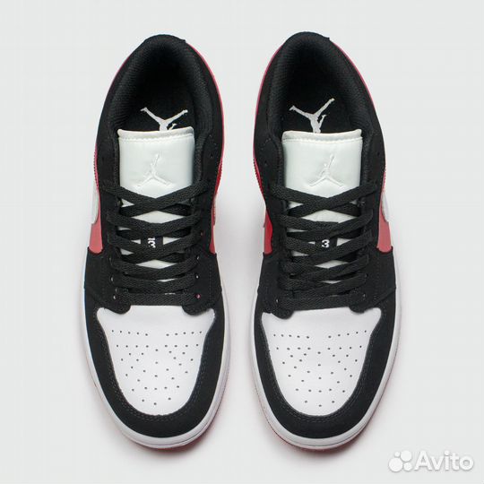 Кроссовки Nike Air Jordan 1 Low Black / Red / Wh