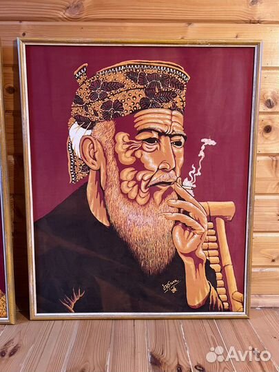 Картины роспись батик с Бали