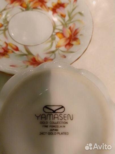 Чайная чашка с блюдцем, Япония