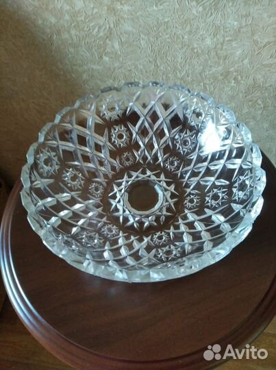 Ваза для фруктов хрусталь СССР