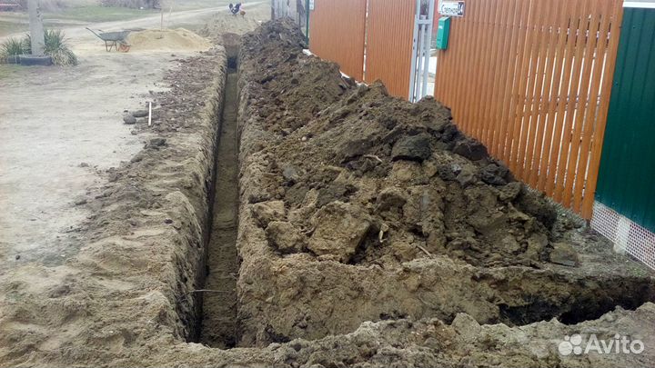 Услуги миниэкскаватора