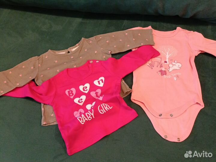 Пакет одежды для девочки до года