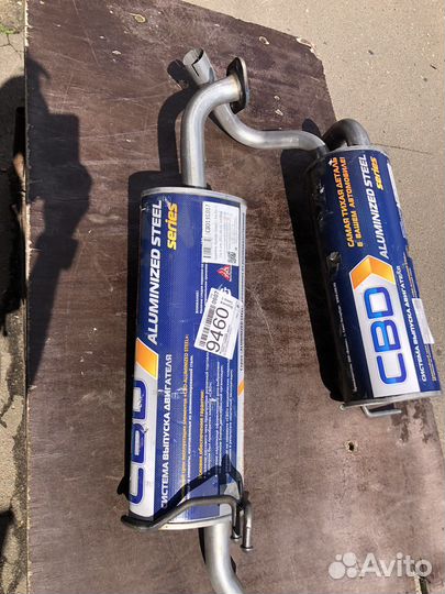 Глушитель solaris,киа рио