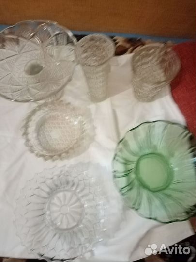 Хрусталь и стекло винтаж советских времен
