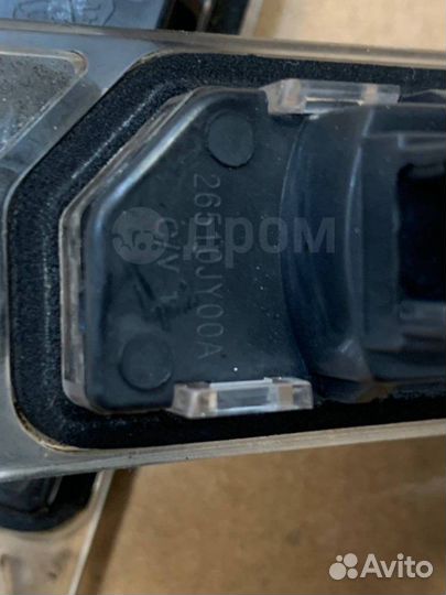 Подсветка номера Renault Koleos HY0