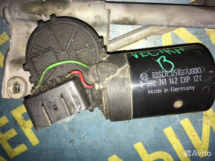 Трапеция моторчик дворников Opel Vectra B