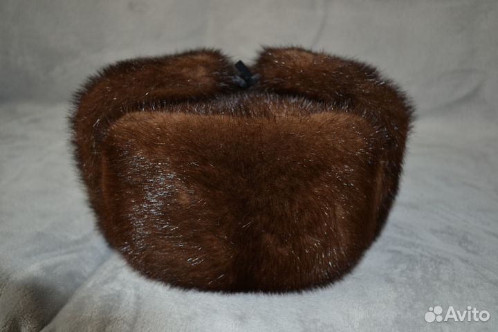 Норковая шапка мужская