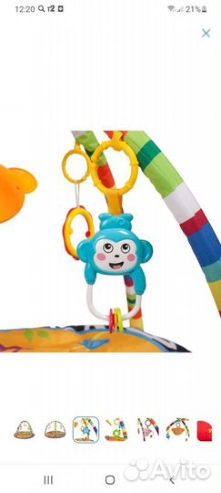 Новый развивающий коврик Baby Go Африка