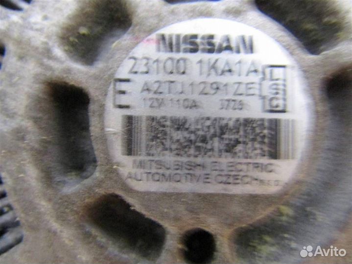 Генератор Nissan Juke YF15 2013 231001KA1A
