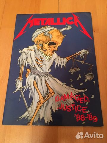 Metallica- Damaged Justice 88-89 Tour Program