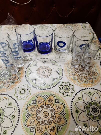 Рюмки, бокалы цветные СССР