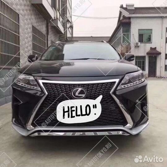 Бампер пер и фары Lexus RX270, RX350, RX450h 09+