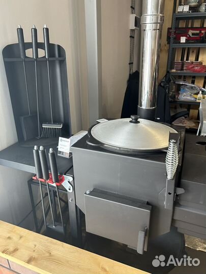 Печь-мангал Grillver Искандер 400 Комфорт Эйр