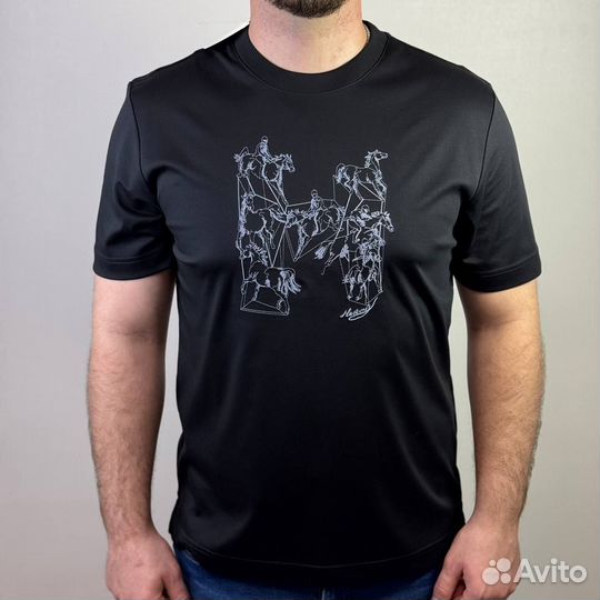 Футболка мужская hermes