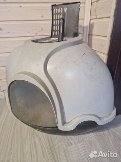 Закрытый лоток/туалет для кошек большой