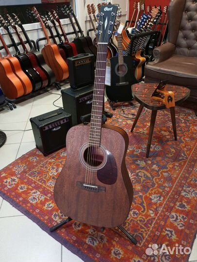 Гитара Cort Earth60m массив красного дерева