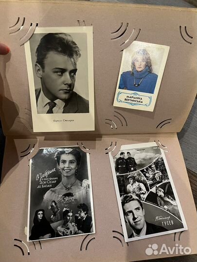Альбом открытки актеров знаменитостей СССР