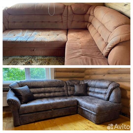 Перетяжка мягкой мебели