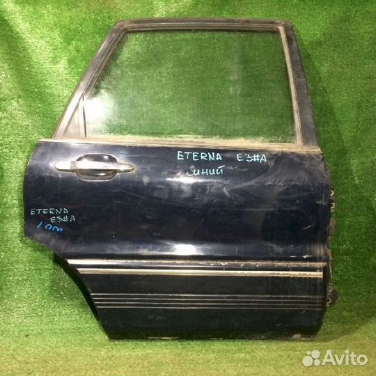 Дверь задняя правая Mitsubishi Eterna E33A Синяя ц