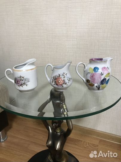 Молочники и соусник винтаж СССР