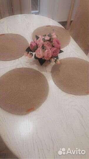 Салфетки сервировочные из джута