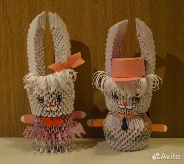 Лебедь, зайчик и свинка. Модули