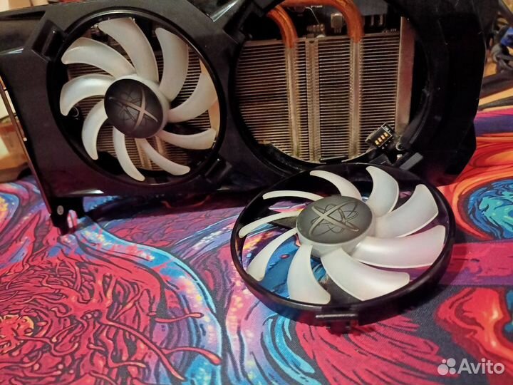 Видеокарта Rx 480 4gb на запчасти