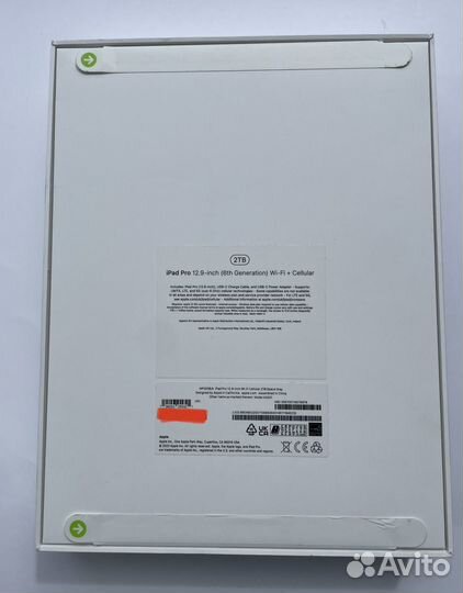 iPad Pro 12.9 m2 2tb Cellular