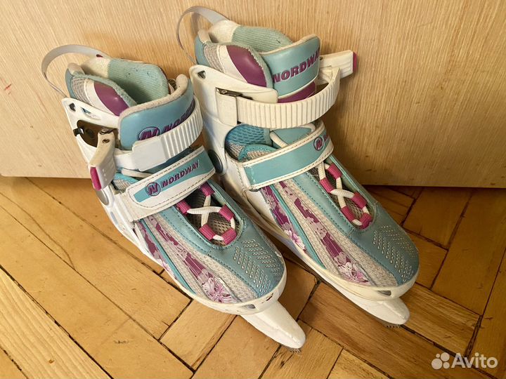 Коньки раздвижные Nordway 29-33 р-р