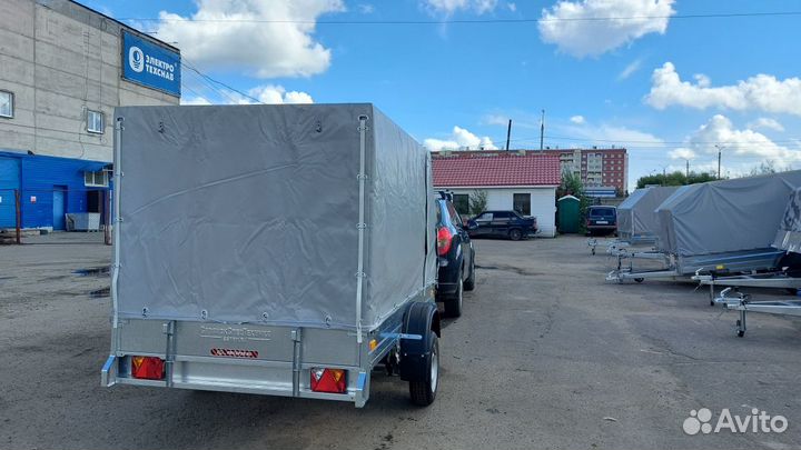 Прицеп оцинкованный 2.7х1.5 с тентом 