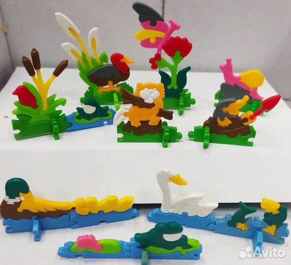 Киндеры сборка пазлы объемные (стенки)