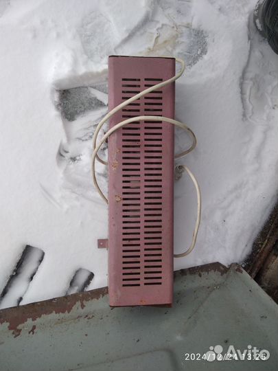 Баллон и обогреватель